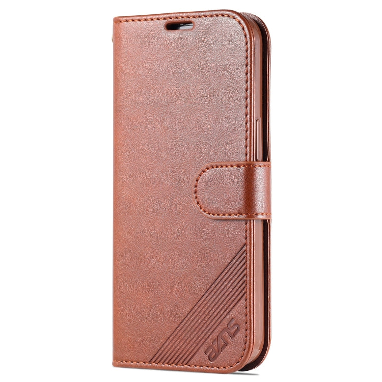 For iPhone 14 Pro AZNS Sheepskin Texture Horizontal Flip Leather Case