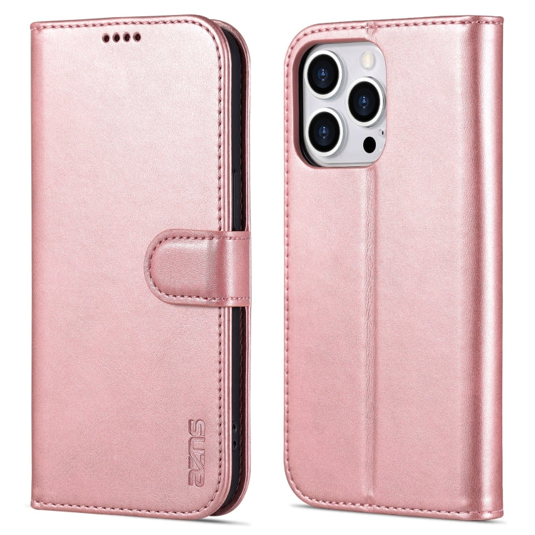 For iPhone 14 Pro AZNS Skin Feel Calf Texture Horizontal Flip Leather Case