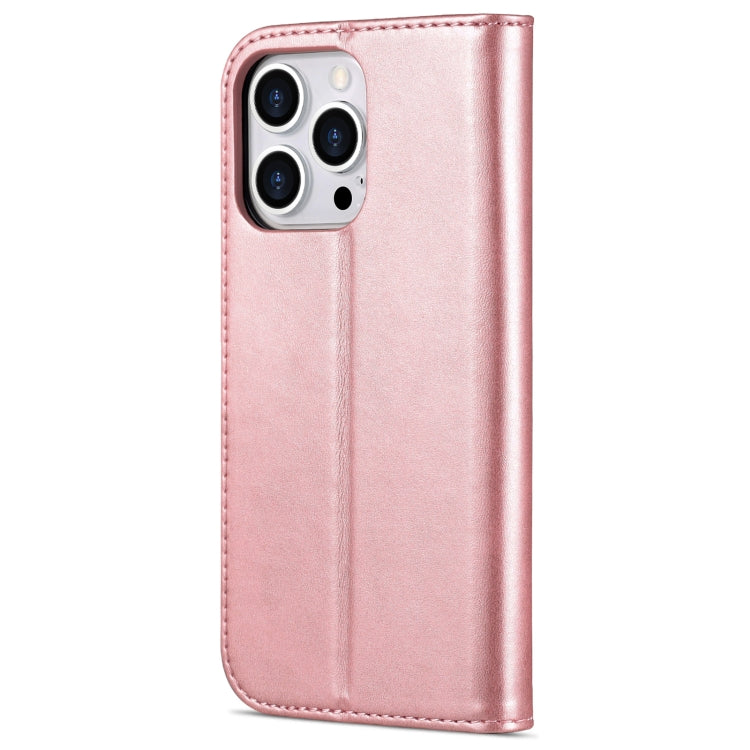 For iPhone 14 Pro AZNS Skin Feel Calf Texture Horizontal Flip Leather Case