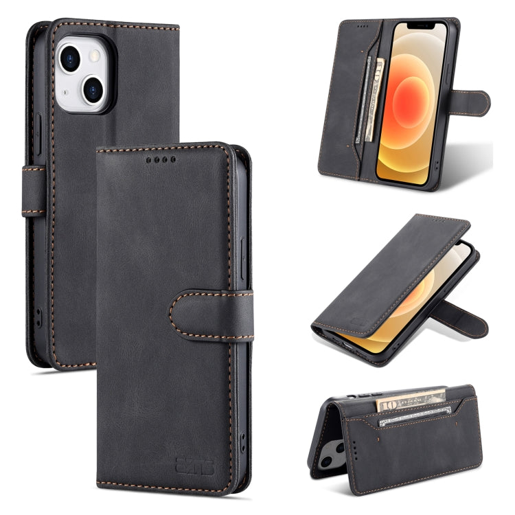 For iPhone 14 Plus AZNS Dream Second Generation Skin Feel PU+TPU Horizontal Flip Leather Phone Case
