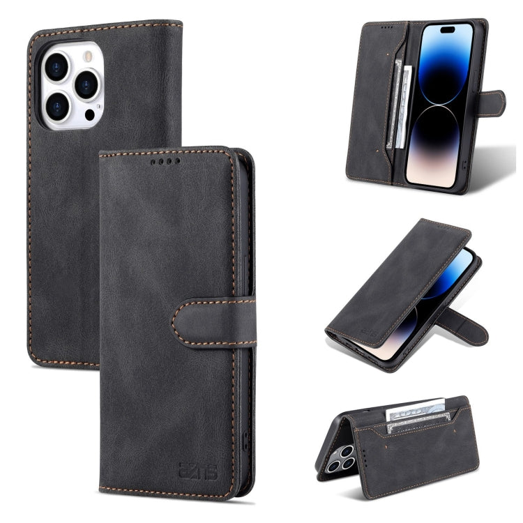 For iPhone 14 Pro AZNS Dream Second Generation Skin Feel PU+TPU Horizontal Flip Leather Phone Case