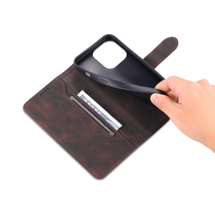 For iPhone 14 Pro Max AZNS Dream Second Generation Skin Feel PU+TPU Horizontal Flip Leather Phone Case