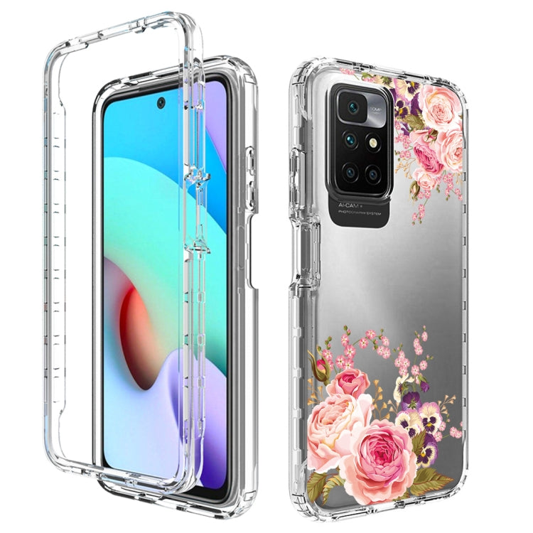 For Xiaomi Redmi 10 PC+TPU Transparent Painted Phone Case