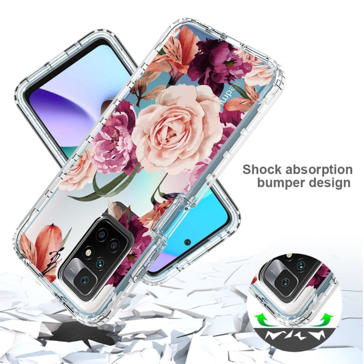 For Xiaomi Redmi 10 PC+TPU Transparent Painted Phone Case
