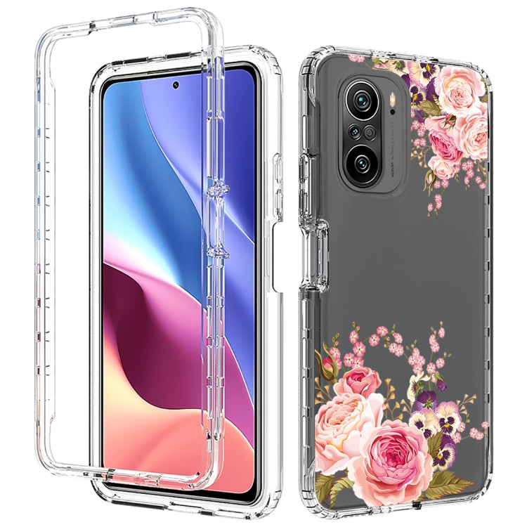 For Xiaomi Redmi K40 PC+TPU Transparent Painted Phone Case