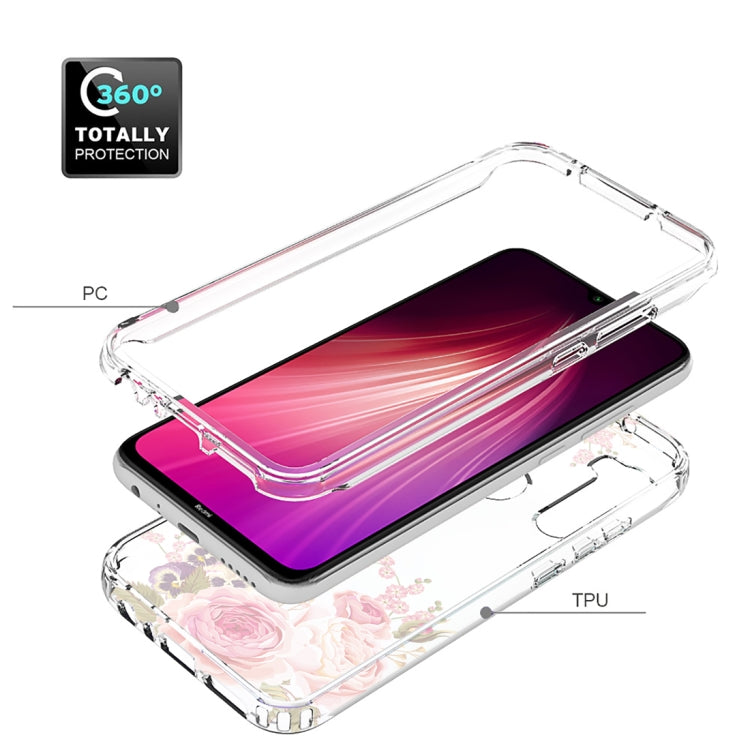 For Xiaomi Redmi Note 8 PC+TPU Transparent Painted Phone Case