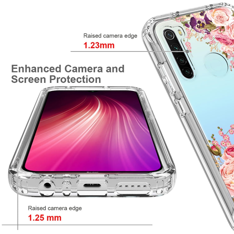 For Xiaomi Redmi Note 8 PC+TPU Transparent Painted Phone Case