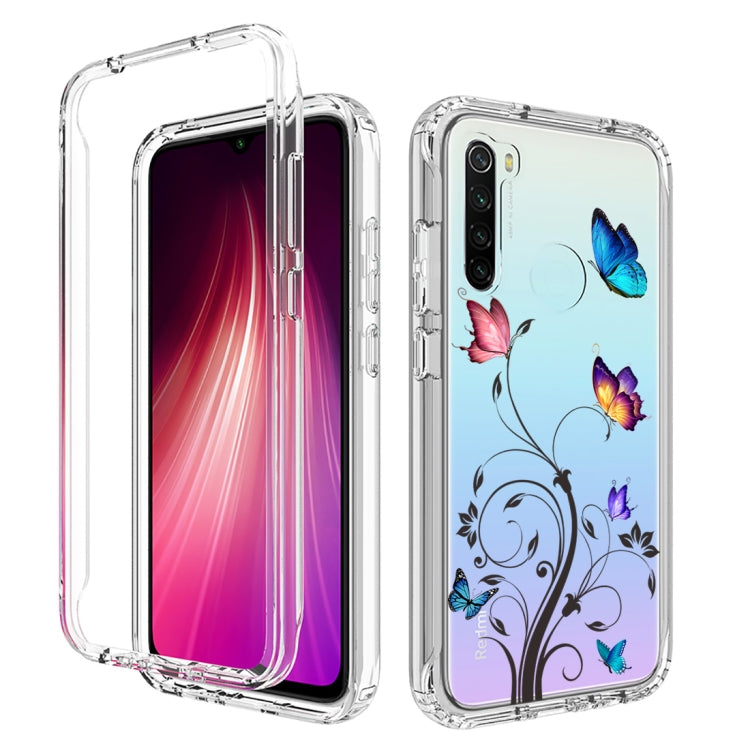 For Xiaomi Redmi Note 8 PC+TPU Transparent Painted Phone Case