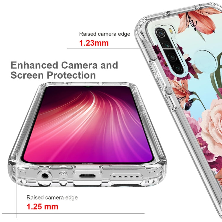 For Xiaomi Redmi Note 8 PC+TPU Transparent Painted Phone Case