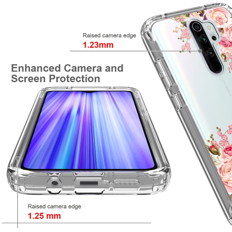 For Xiaomi Redmi Note 8 Pro PC+TPU Transparent Painted Phone Case