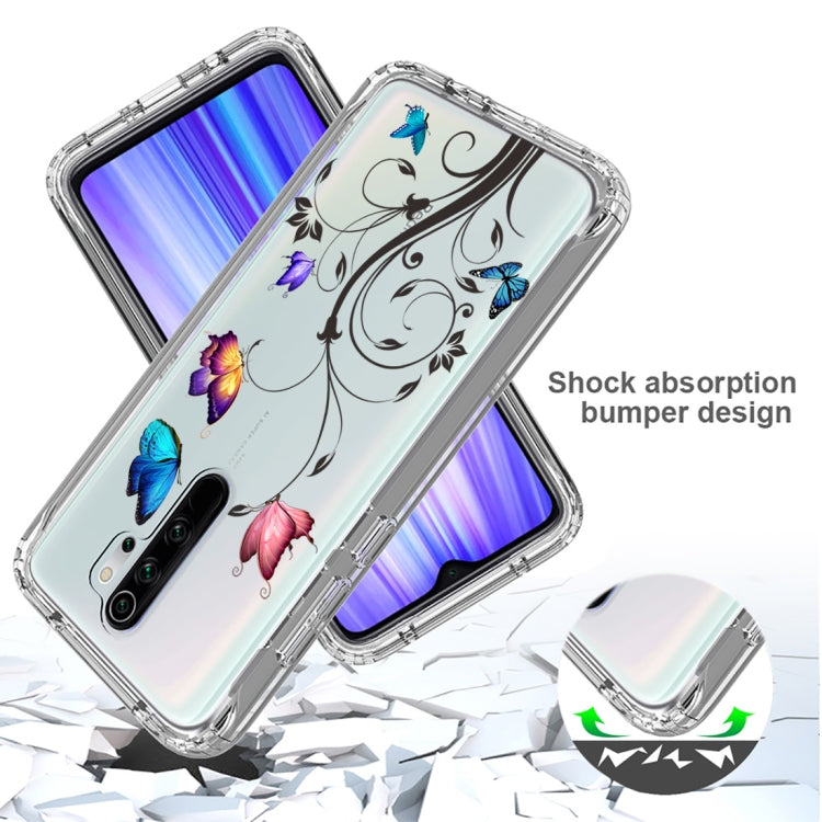 For Xiaomi Redmi Note 8 Pro PC+TPU Transparent Painted Phone Case