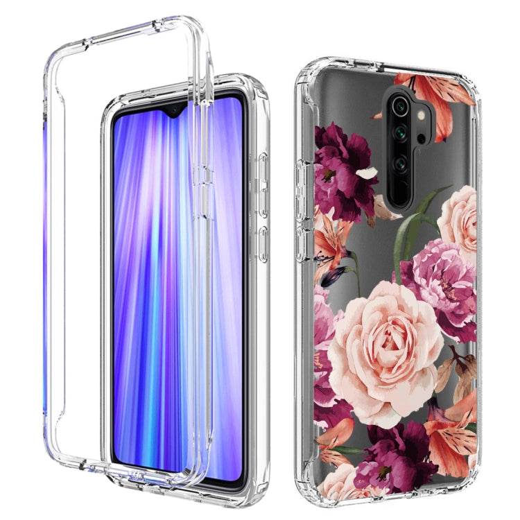 For Xiaomi Redmi Note 8 Pro PC+TPU Transparent Painted Phone Case