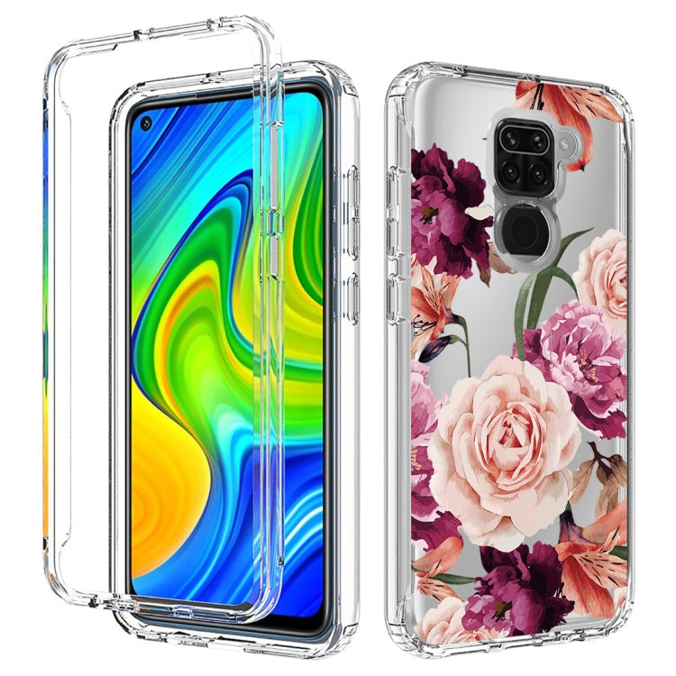 For Xiaomi Redmi Note 9 PC+TPU Transparent Painted Phone Case