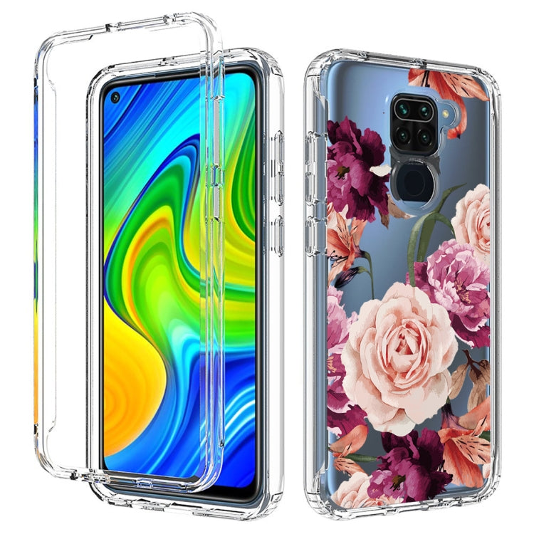 For Xiaomi Redmi Note 9 PC+TPU Transparent Painted Phone Case