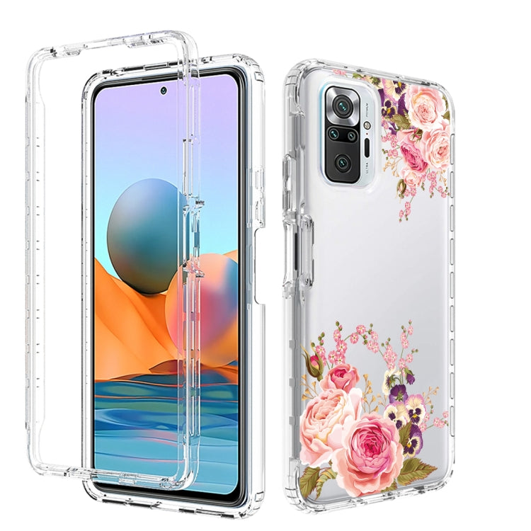 For Xiaomi Redmi Note 10 Pro PC+TPU Transparent Painted Phone Case