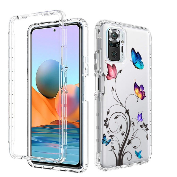 For Xiaomi Redmi Note 10 Pro PC+TPU Transparent Painted Phone Case