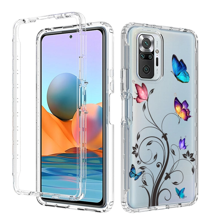 For Xiaomi Redmi Note 10 Pro PC+TPU Transparent Painted Phone Case