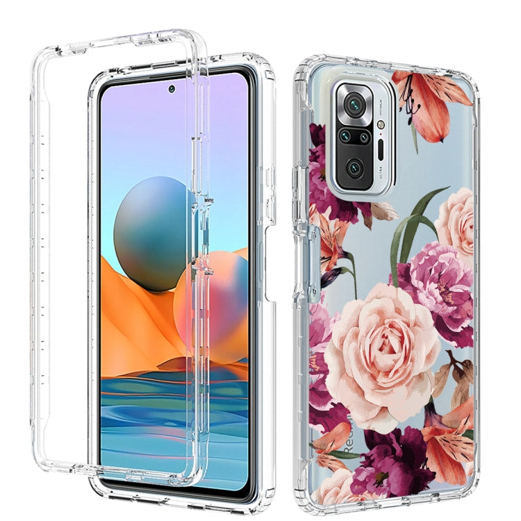 For Xiaomi Redmi Note 10 Pro PC+TPU Transparent Painted Phone Case