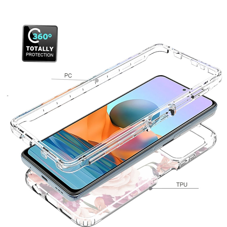 For Xiaomi Redmi Note 10 Pro PC+TPU Transparent Painted Phone Case