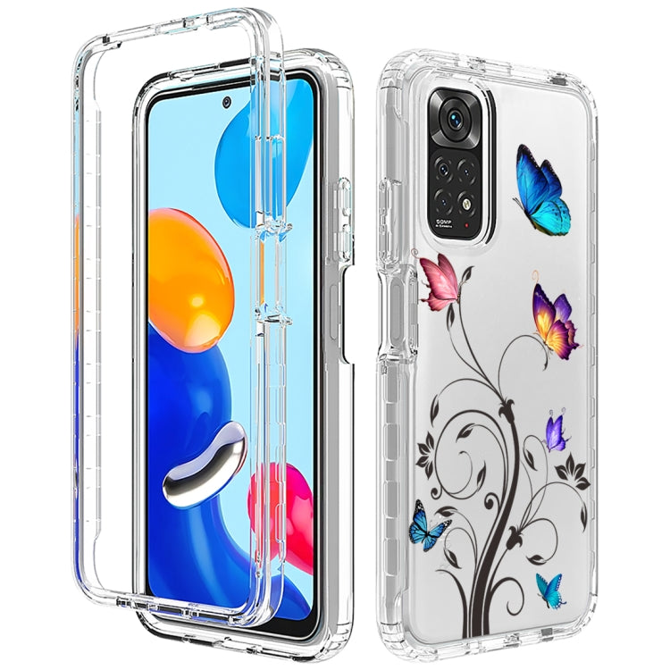 For Xiaomi Redmi Note 11 PC+TPU Transparent Painted Phone Case