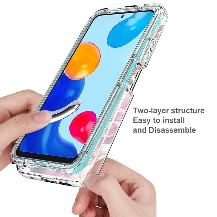 For Xiaomi Redmi Note 11 PC+TPU Transparent Painted Phone Case