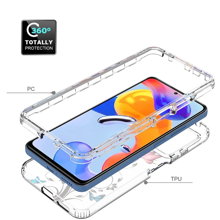 For Xiaomi Redmi Note 11 Pro PC+TPU Transparent Painted Phone Case
