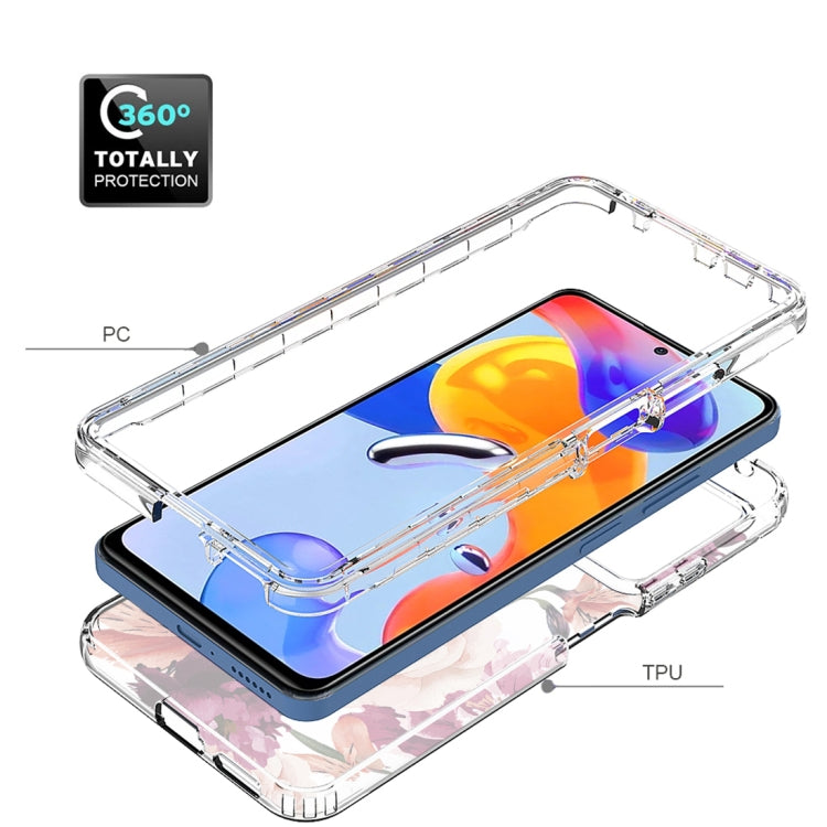 For Xiaomi Redmi Note 11 Pro PC+TPU Transparent Painted Phone Case