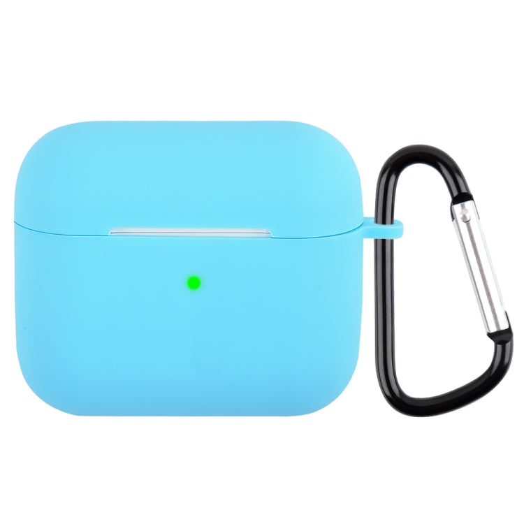 Wireless Earphone Silicone Protective Case with Carabiner For AirPods 3