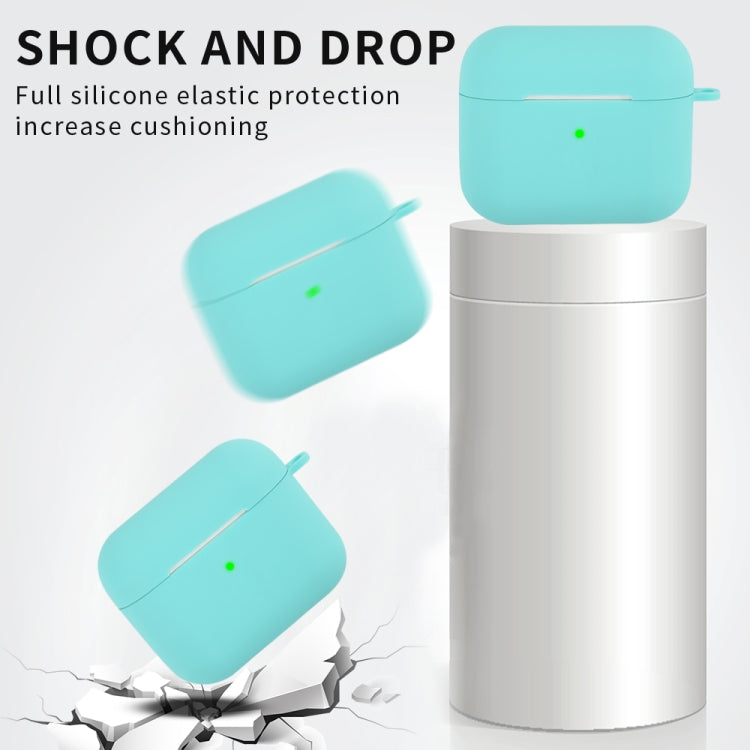 Wireless Earphone Silicone Protective Case with Carabiner For AirPods 3