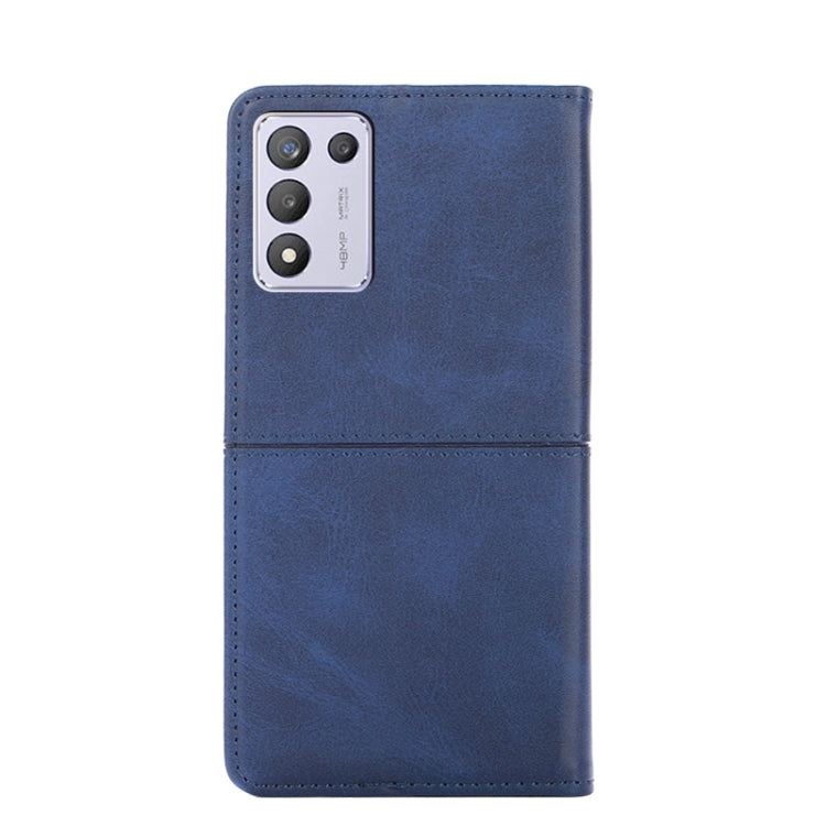 For OPPO K9s/Realme Q3s Cow Texture Magnetic Horizontal Flip Leather Phone Case