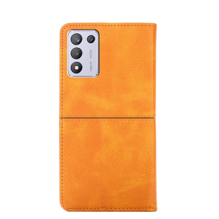For OPPO K9s/Realme Q3s Cow Texture Magnetic Horizontal Flip Leather Phone Case