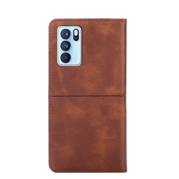 For OPPO Reno6 Pro Cow Texture Magnetic Horizontal Flip Leather Phone Case