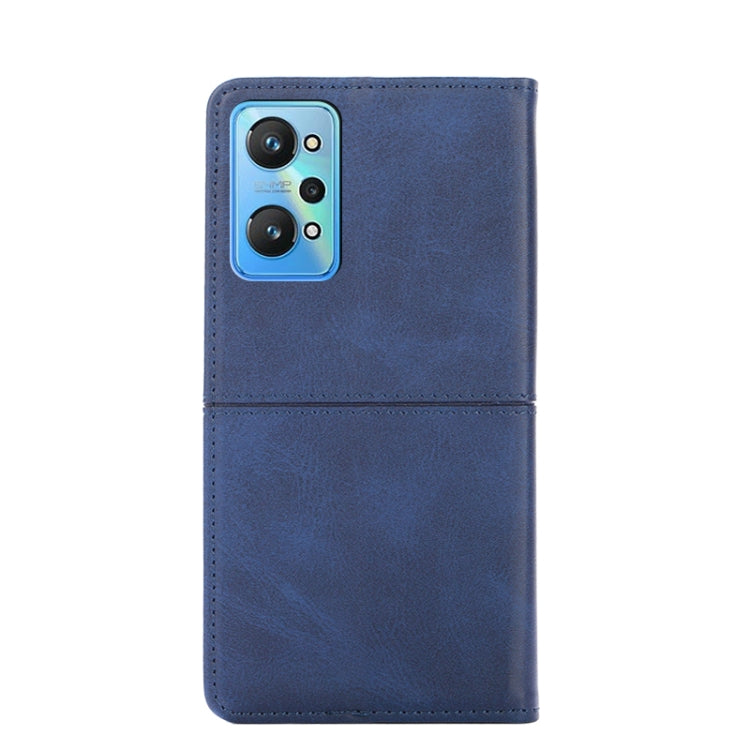 For OPPO Realme GT Neo2 5G Cow Texture Magnetic Horizontal Flip Leather Phone Case