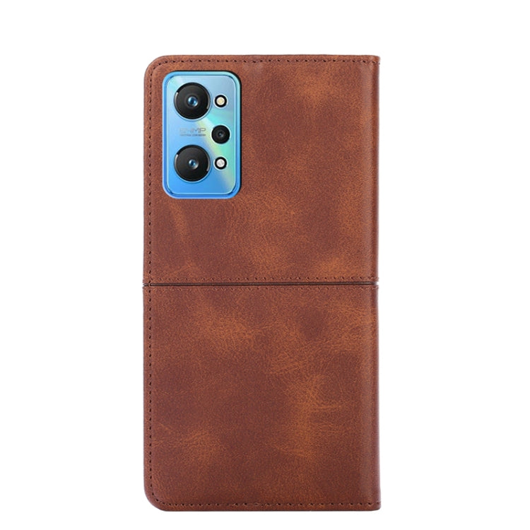 For OPPO Realme GT Neo2 5G Cow Texture Magnetic Horizontal Flip Leather Phone Case