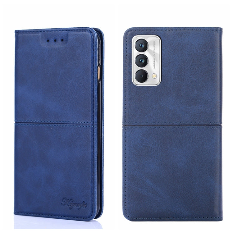 For OPPO Realme GT Explorer Maste/Realme GT Master/Realme Q3 Pro Carnival Cow Texture Magnetic Horizontal Flip Leather Phone Case