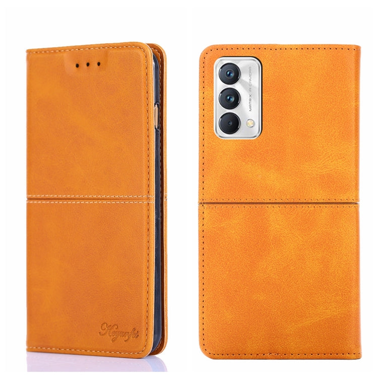 For OPPO Realme GT Explorer Maste/Realme GT Master/Realme Q3 Pro Carnival Cow Texture Magnetic Horizontal Flip Leather Phone Case