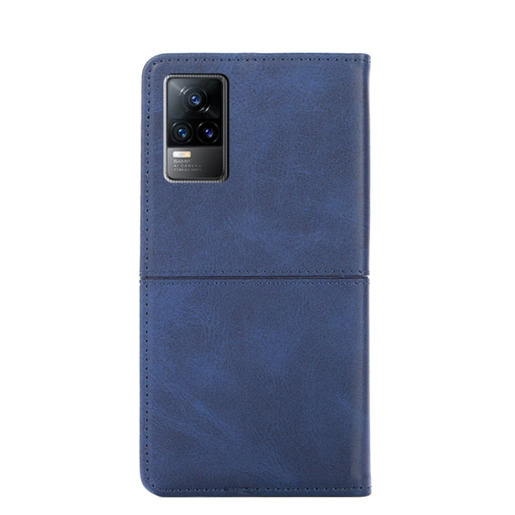 For vivo V21e 4G/Y73 2021 Cow Texture Magnetic Horizontal Flip Leather Phone Case