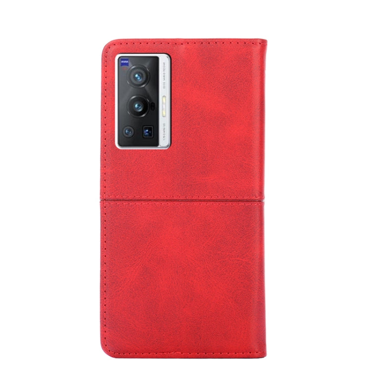 For vivo X70 Pro Cow Texture Magnetic Horizontal Flip Leather Phone Case