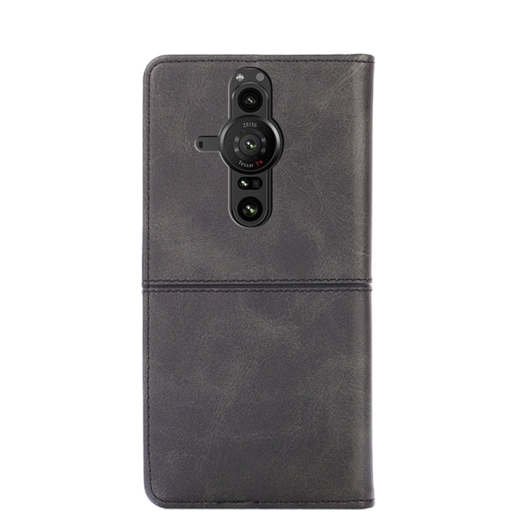 For Sony Xperia Pro-I Cow Texture Magnetic Horizontal Flip Leather Phone Case