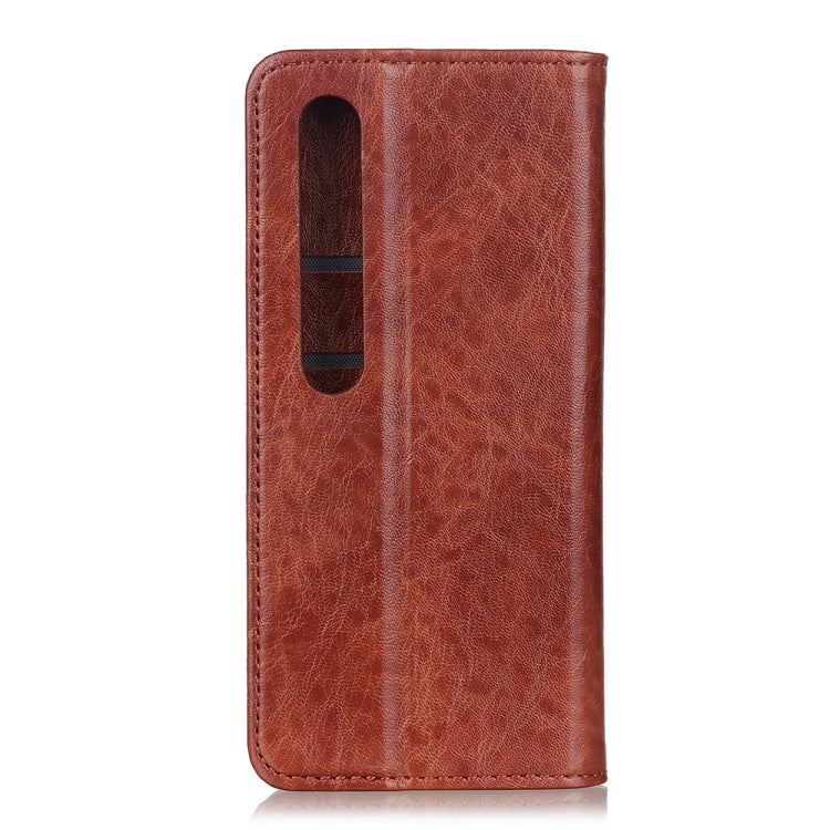 For Xiaomi 10 5G / 10 Pro 5G Magnetic Crazy Horse Texture Horizontal Flip Leather Case with Holder & Card Slots & Wallet