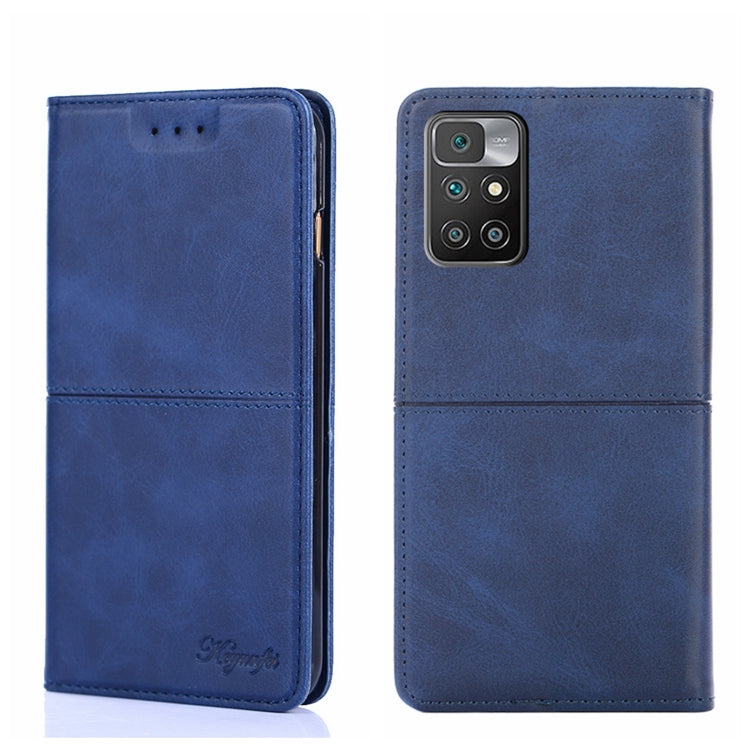 For Xiaomi Redmi 10 Cow Texture Magnetic Horizontal Flip Leather Phone Case