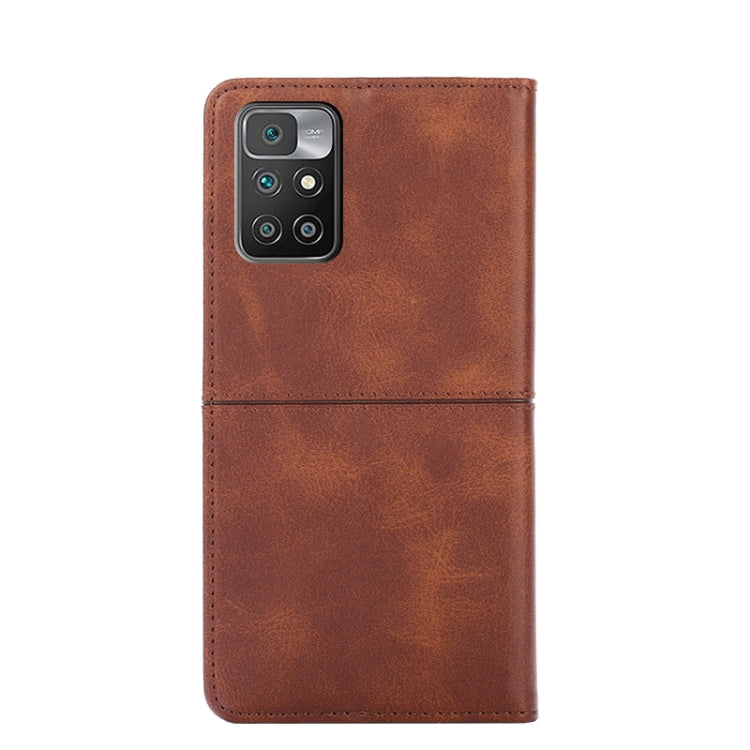 For Xiaomi Redmi 10 Cow Texture Magnetic Horizontal Flip Leather Phone Case