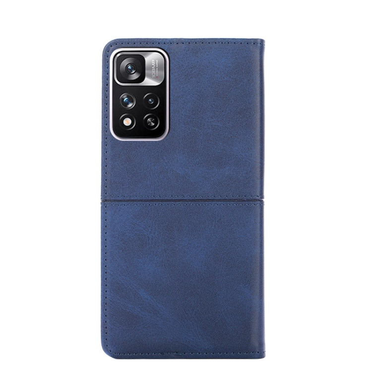 For Xiaomi Redmi Note 11 Pro 5G/Redmi Note 11 Pro+ 5G Cow Texture Magnetic Horizontal Flip Leather Phone Case