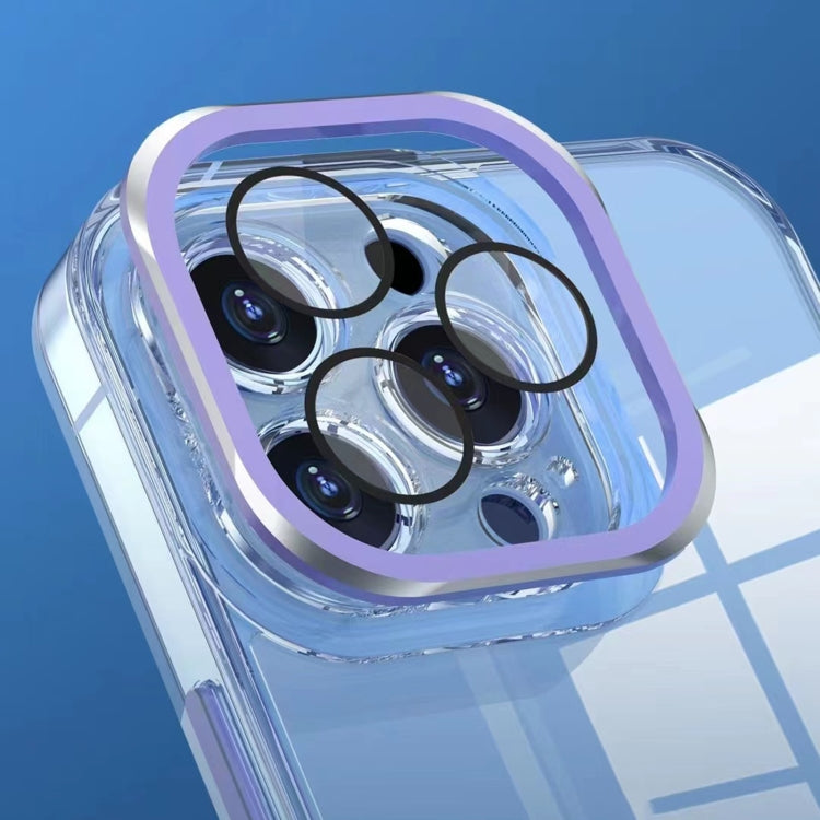 For iPhone 12 Pro TPU + Acrylic Transparent Phone Case with Lens Film