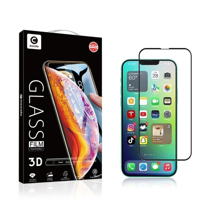 For iPhone 14 mocolo 9H 3D Curved Tempered Glass Film