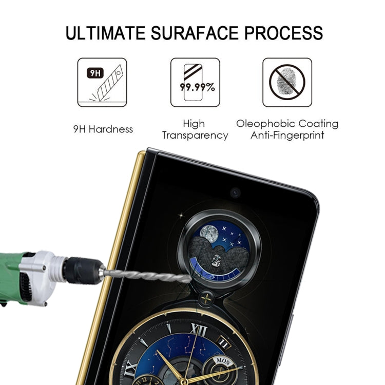 25 PCS Full Glue Screen Tempered Glass Film For Samsung W22 5G