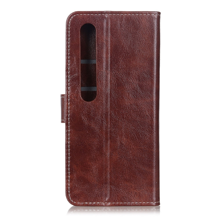 For Xiaomi 10 5G / 10 Pro 5G Retro Crazy Horse Texture Horizontal Flip Leather Case with Holder & Card Slots & Photo Frame & Wallet