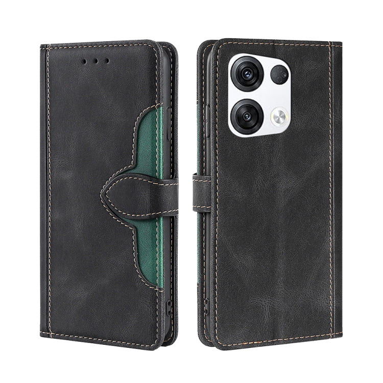 For OPPO Reno8 Pro Plus 5G Skin Feel Magnetic Buckle Leather Phone Case