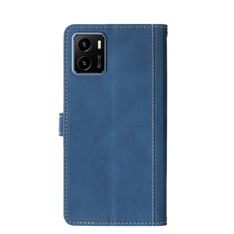 For vivo Y15s Global Skin Feel Magnetic Buckle Leather Phone Case