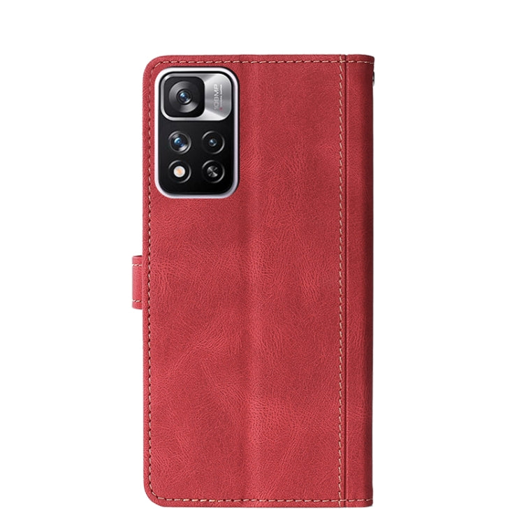For Xiaomi Redmi Note 11 Pro 5G / Pro Plus 5G Skin Feel Magnetic Buckle Leather Phone Case